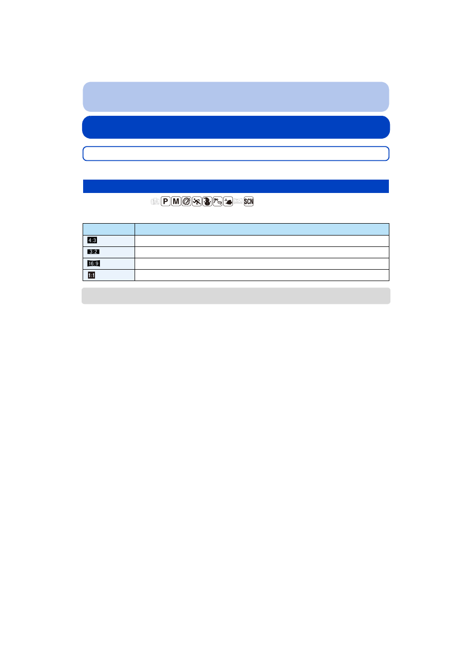 Using the [rec] menu, Aspect ratio | Panasonic DMC-TS5D User Manual | Page 95 / 277