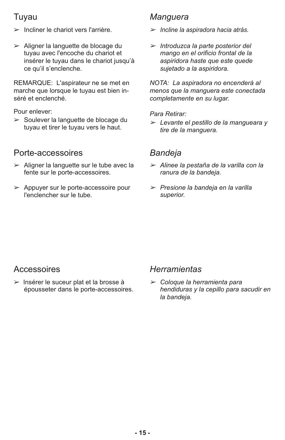 Panasonic MC-CL935 User Manual | Page 15 / 56