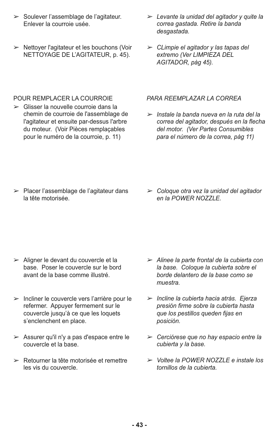 Panasonic MC-CL935 User Manual | Page 43 / 56