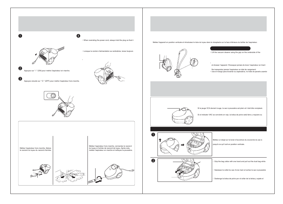 Blow er blow er, Blow er, Blower | Panasonic MC-CG301 User Manual | Page 8 / 19