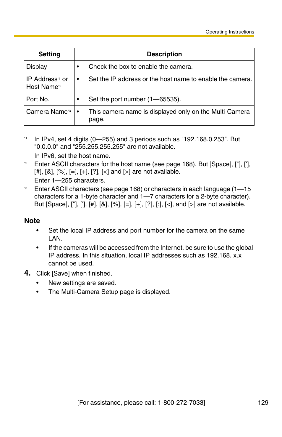 Panasonic KX-HCM110A User Manual | Page 129 / 176