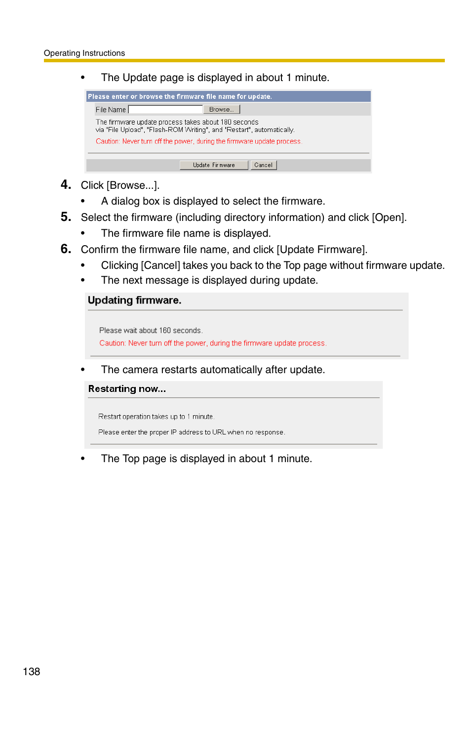 Panasonic KX-HCM110A User Manual | Page 138 / 176