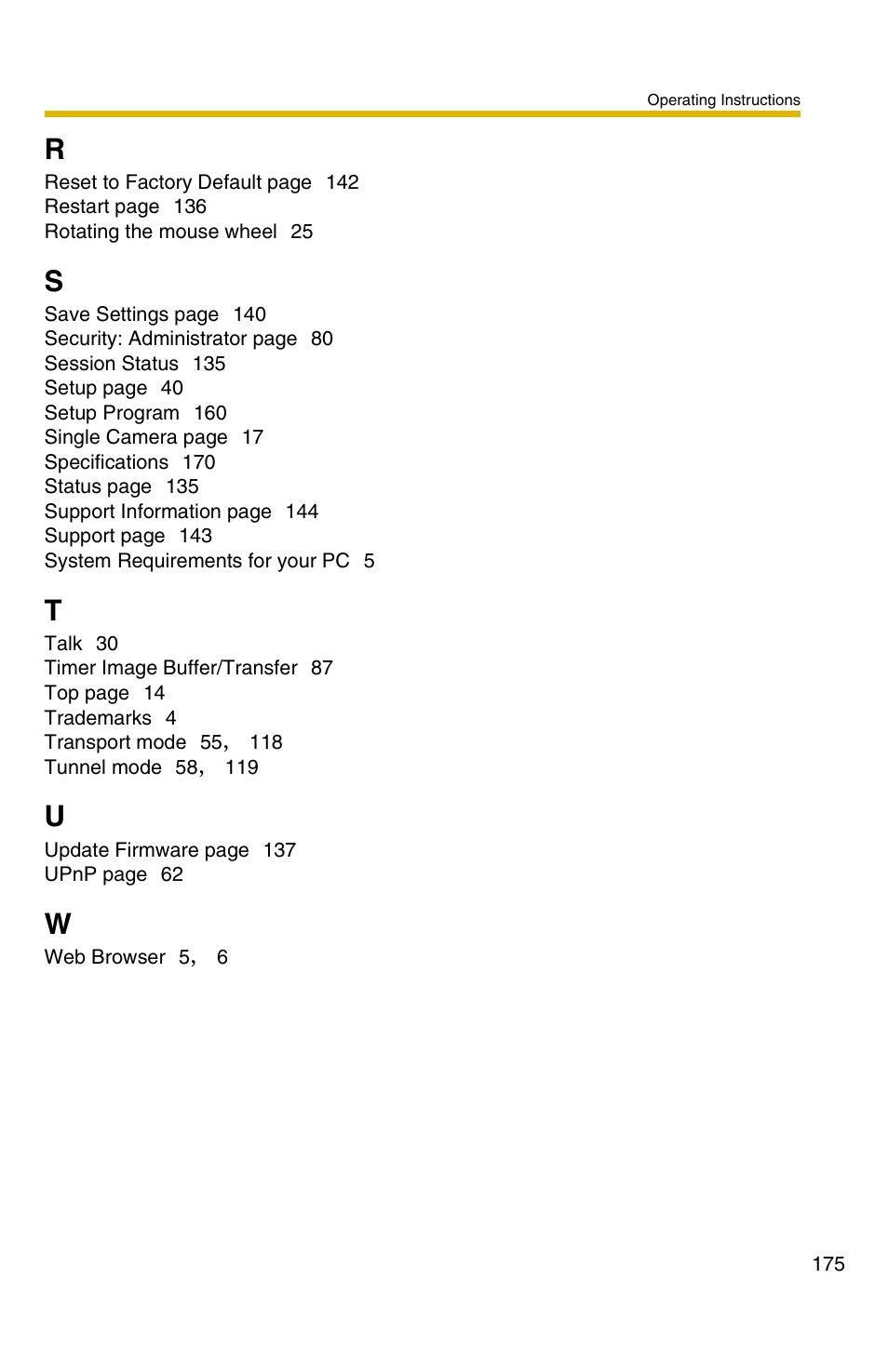 Panasonic KX-HCM110A User Manual | Page 175 / 176