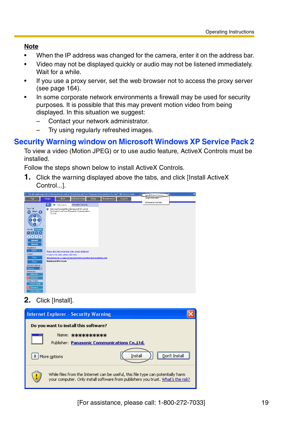 Panasonic KX-HCM110A User Manual | Page 19 / 176