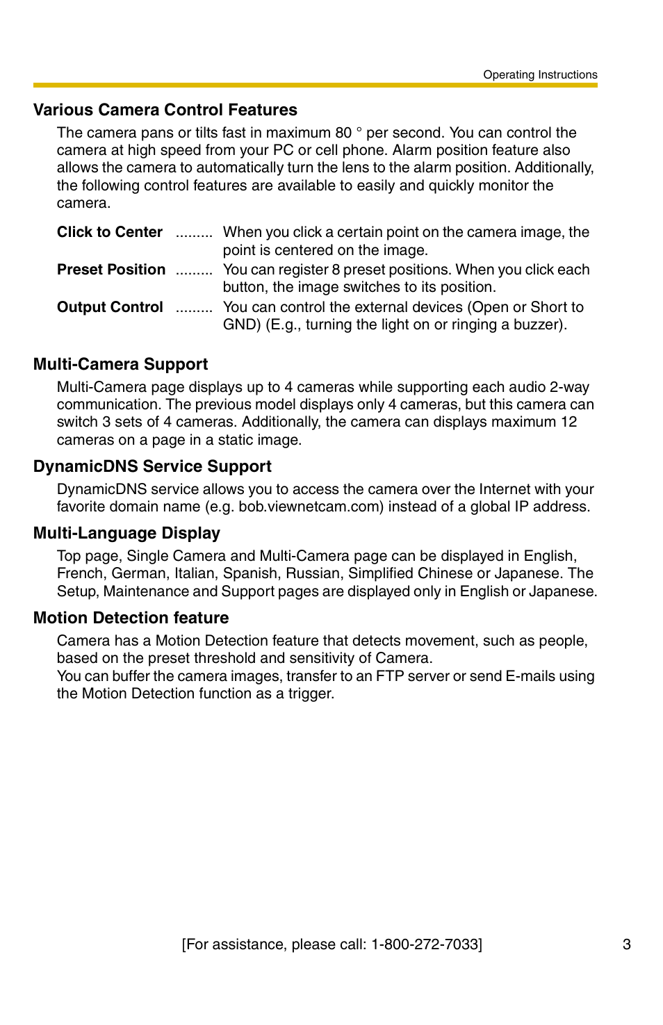 Panasonic KX-HCM110A User Manual | Page 3 / 176