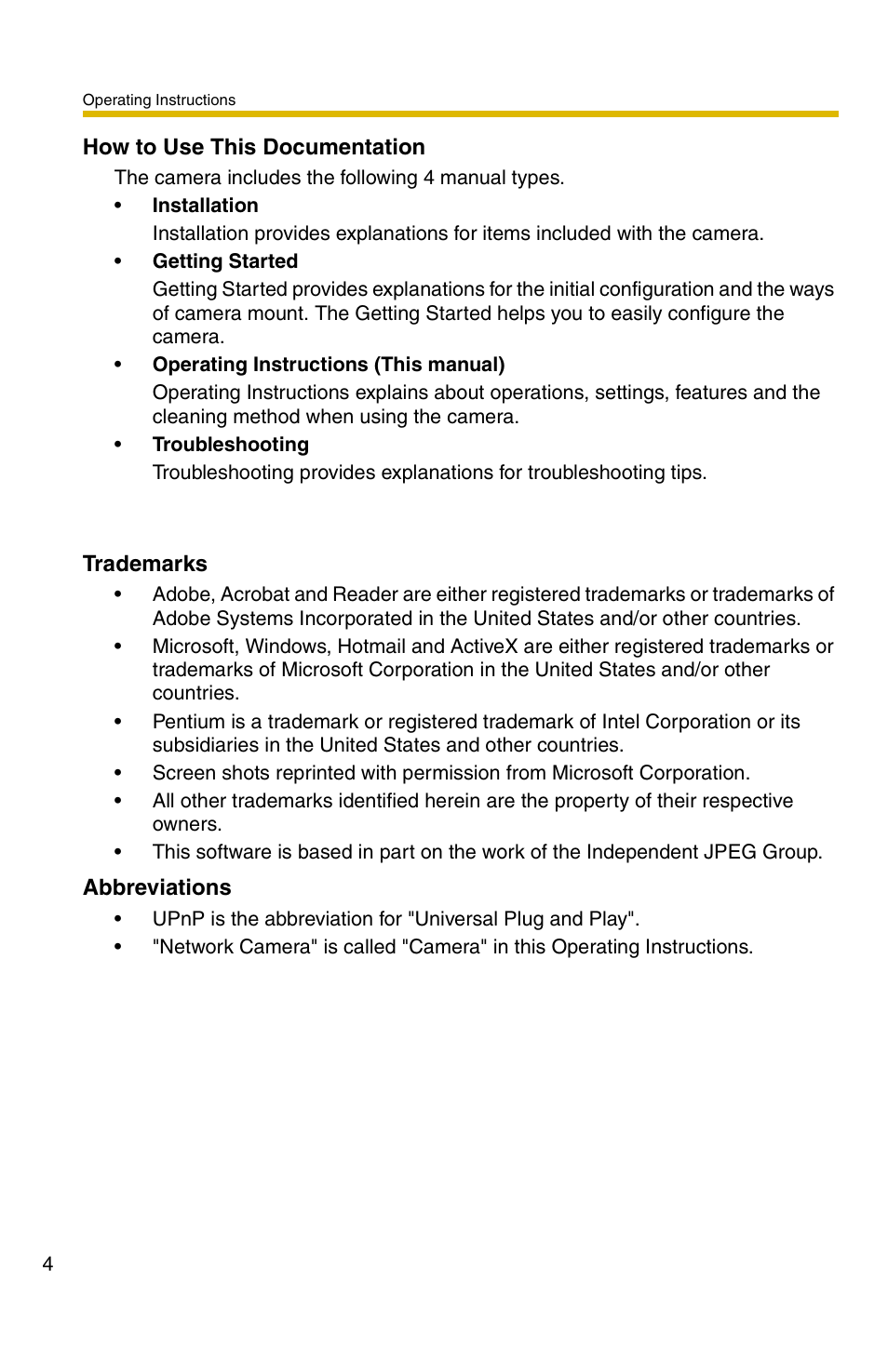 Panasonic KX-HCM110A User Manual | Page 4 / 176