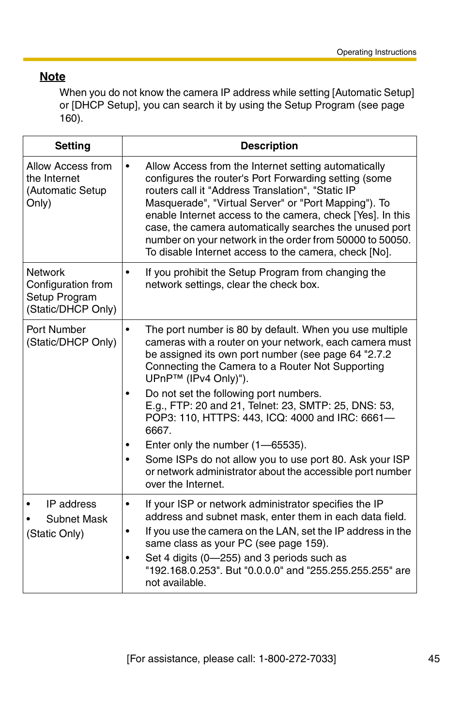 Panasonic KX-HCM110A User Manual | Page 45 / 176