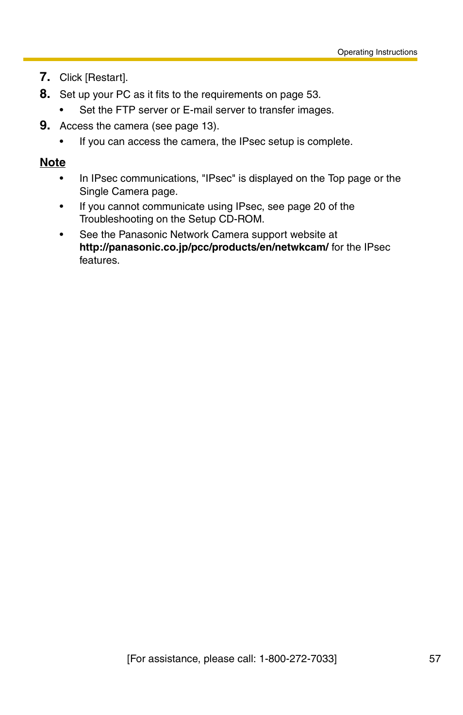 Panasonic KX-HCM110A User Manual | Page 57 / 176