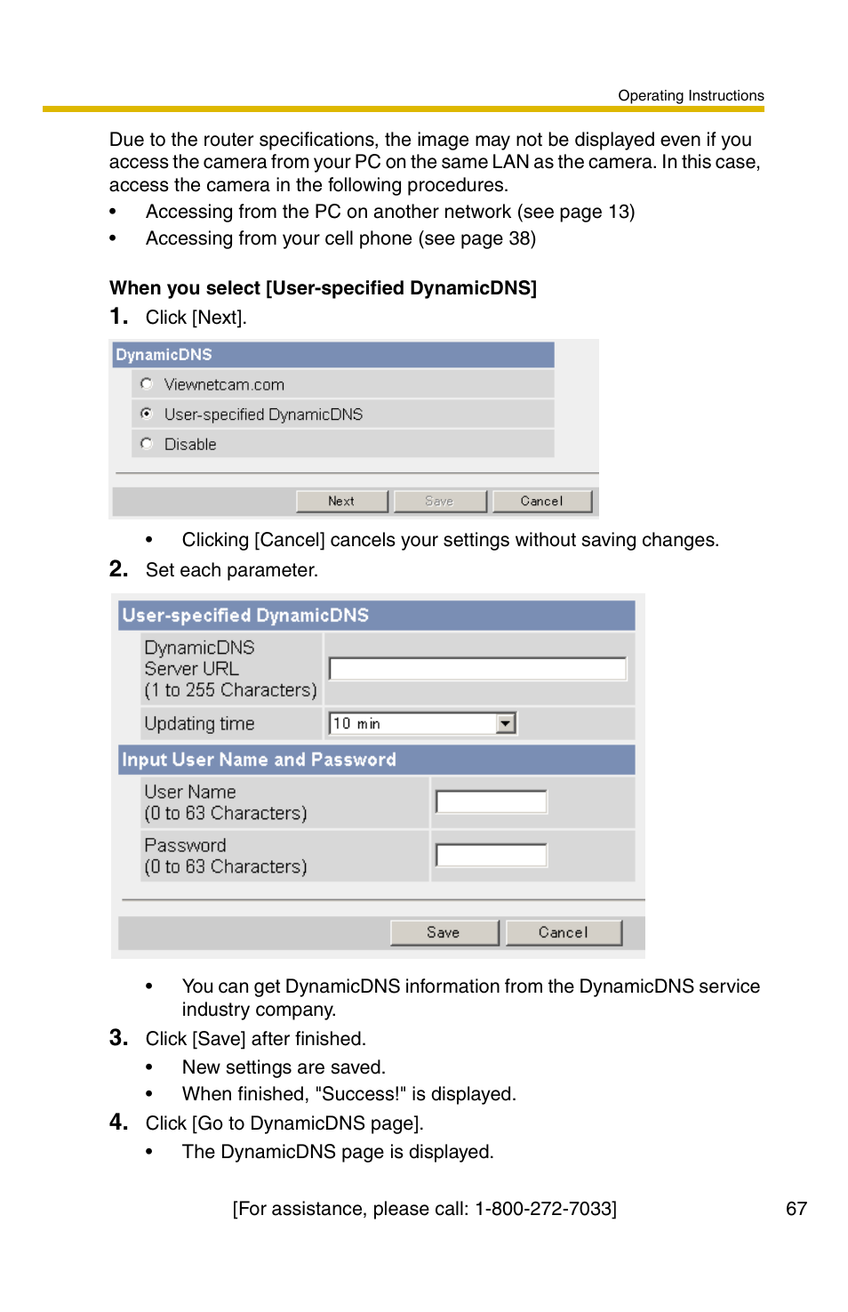 Panasonic KX-HCM110A User Manual | Page 67 / 176