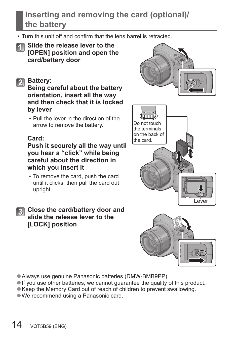 Panasonic DMC-FZ70K User Manual | Page 14 / 34