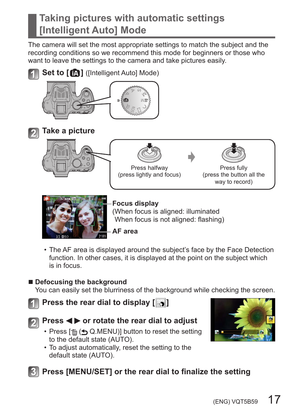 Panasonic DMC-FZ70K User Manual | Page 17 / 34