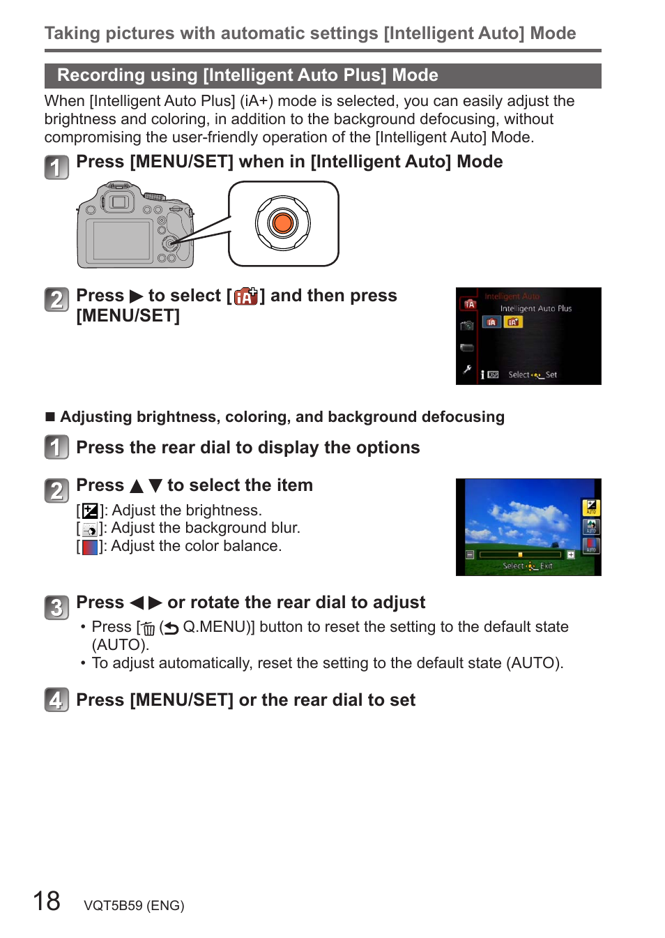 Panasonic DMC-FZ70K User Manual | Page 18 / 34