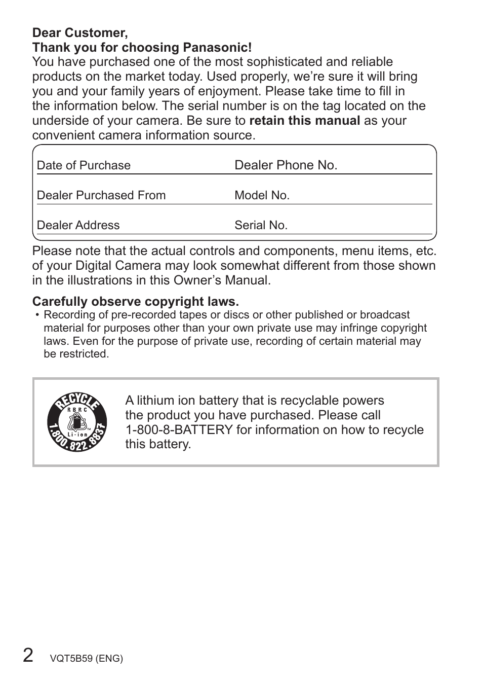 Panasonic DMC-FZ70K User Manual | Page 2 / 34
