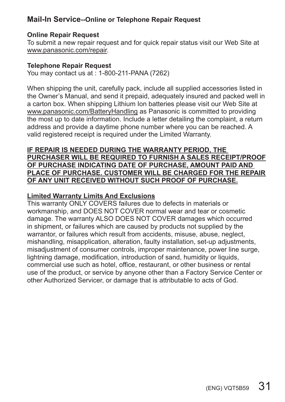 Panasonic DMC-FZ70K User Manual | Page 31 / 34
