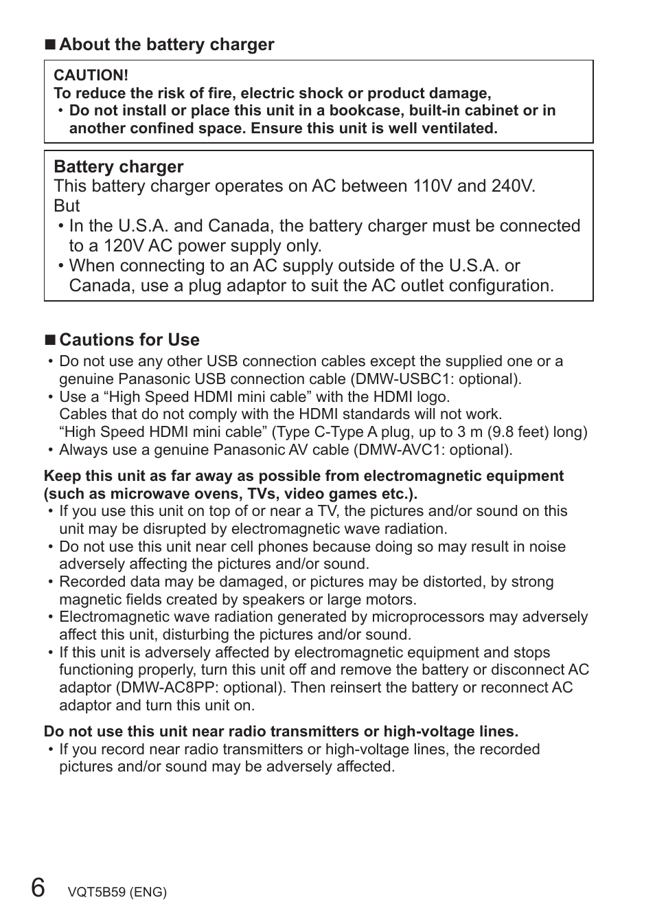 Panasonic DMC-FZ70K User Manual | Page 6 / 34