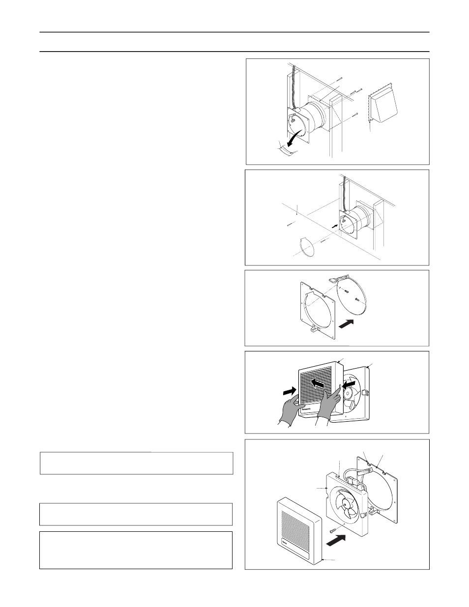 Installation i (in new construction) - continue | Panasonic FV-08WQ1 User Manual | Page 6 / 10