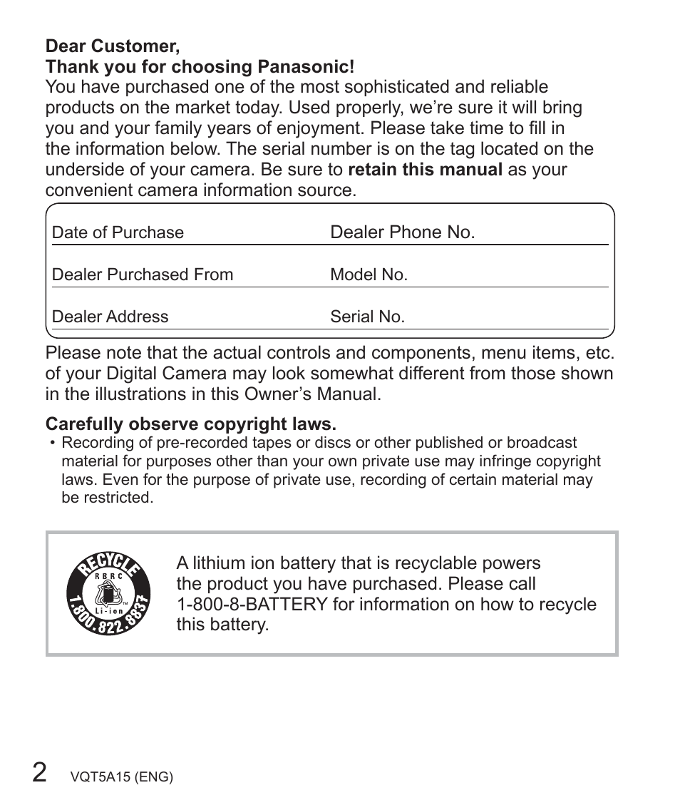 Panasonic DMC-LF1W User Manual | Page 2 / 39
