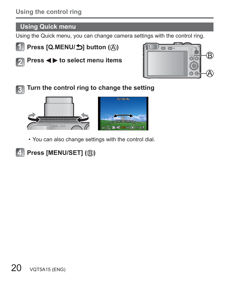 Panasonic DMC-LF1W User Manual | Page 20 / 39
