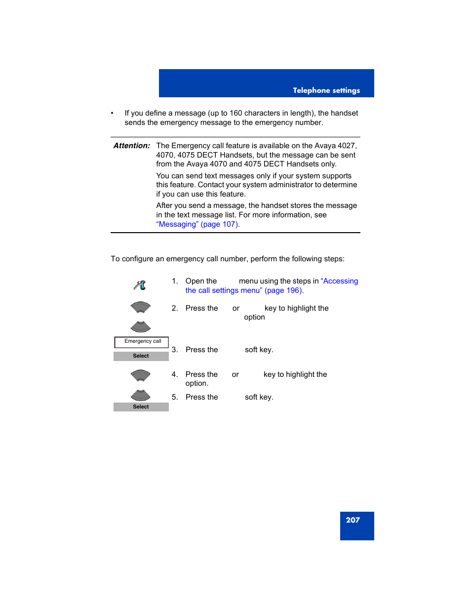 Avaya 4075 User Manual | Page 207 / 252