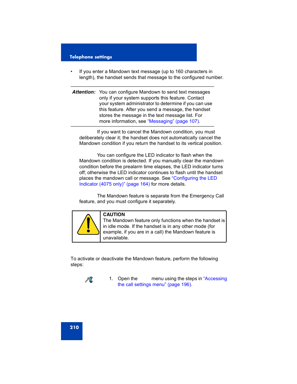 Avaya 4075 User Manual | Page 210 / 252