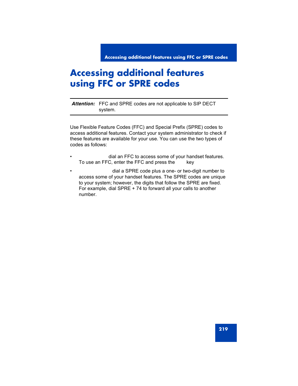 Avaya 4075 User Manual | Page 219 / 252