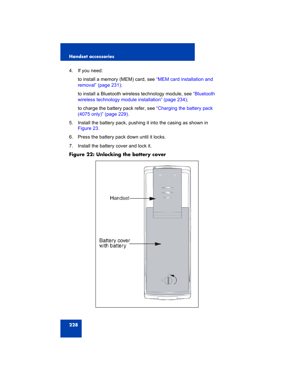 Avaya 4075 User Manual | Page 228 / 252