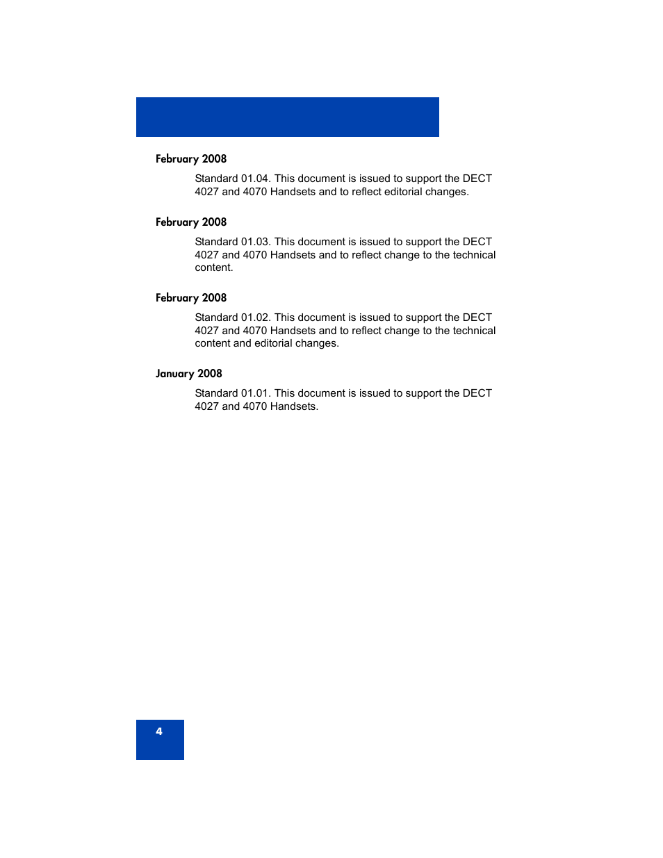 Avaya 4075 User Manual | Page 4 / 252