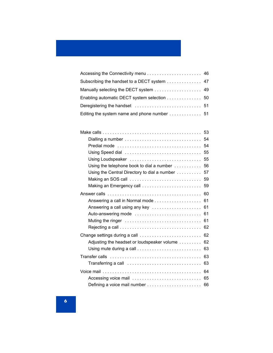 Avaya 4075 User Manual | Page 6 / 252