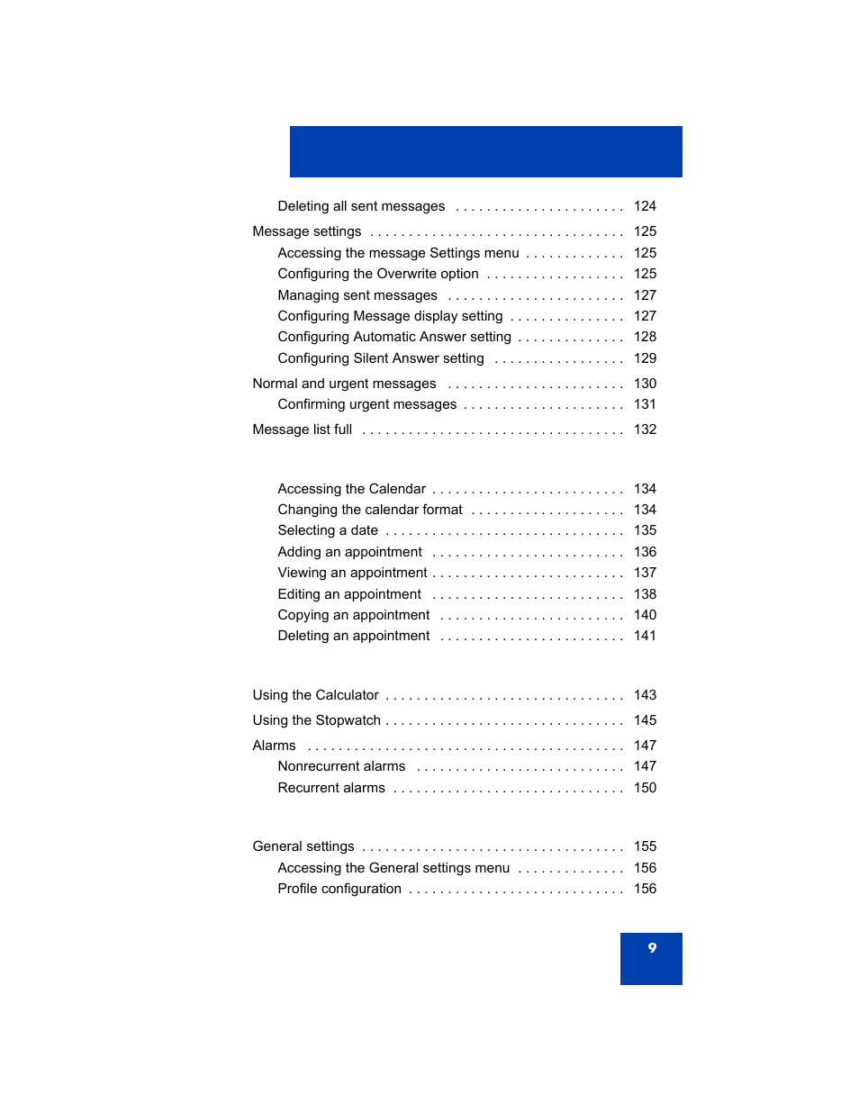 Avaya 4075 User Manual | Page 9 / 252