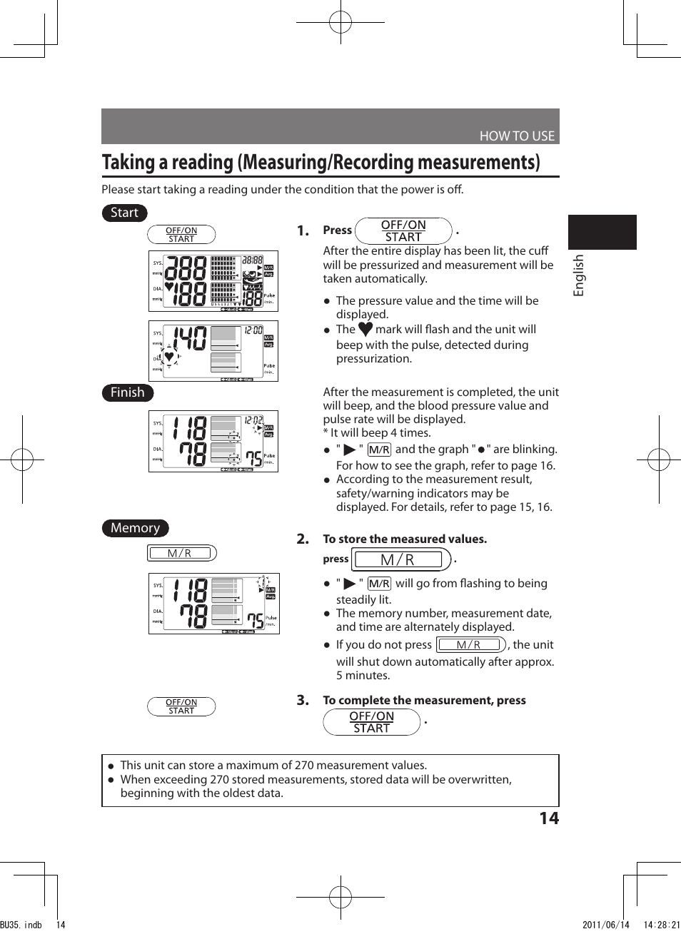 Panasonic EW-BU35W User Manual | Page 15 / 28