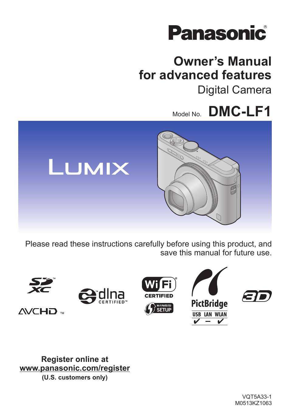 Panasonic DMC-LF1W User Manual | 285 pages