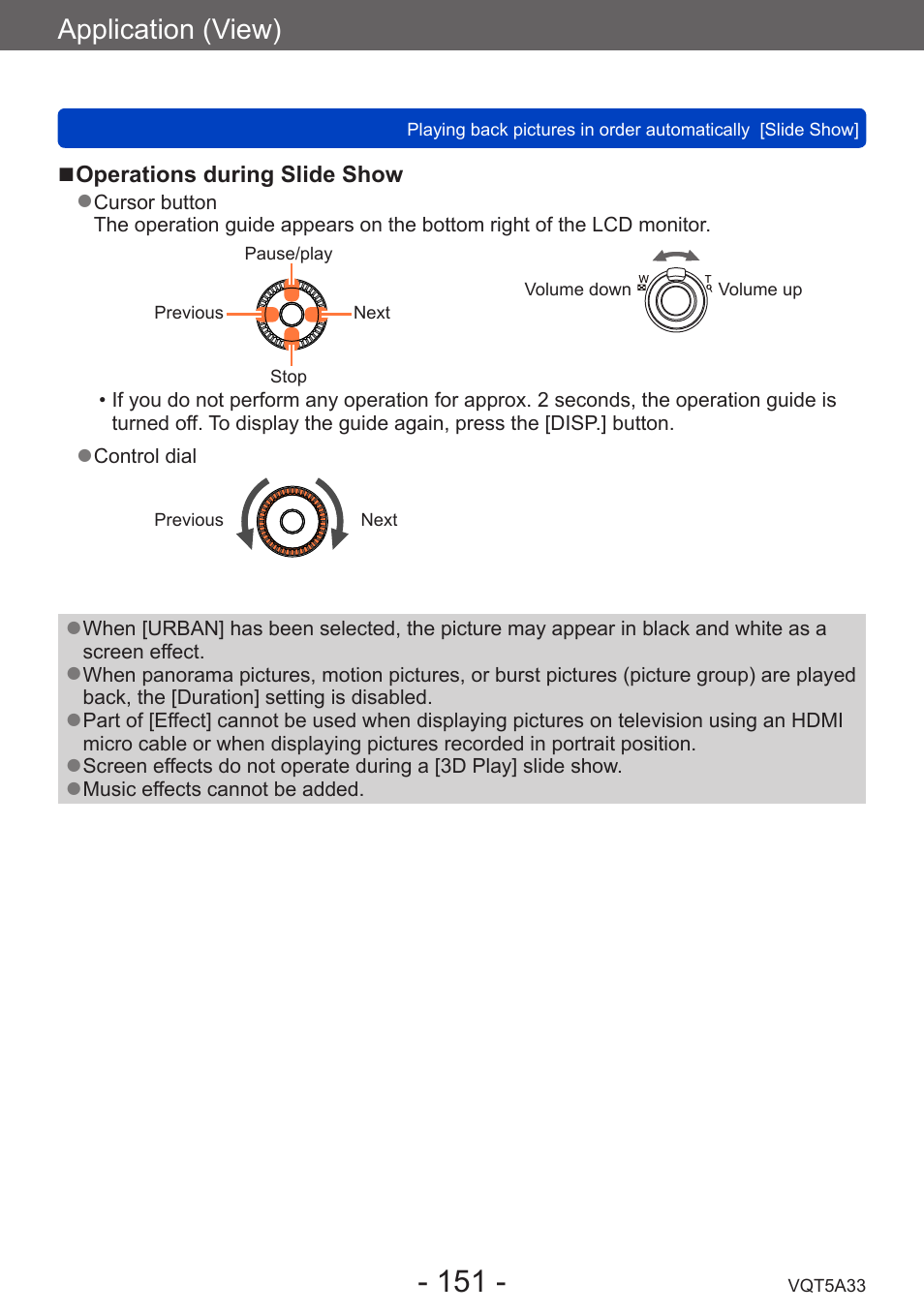 Application (view) | Panasonic DMC-LF1W User Manual | Page 151 / 285