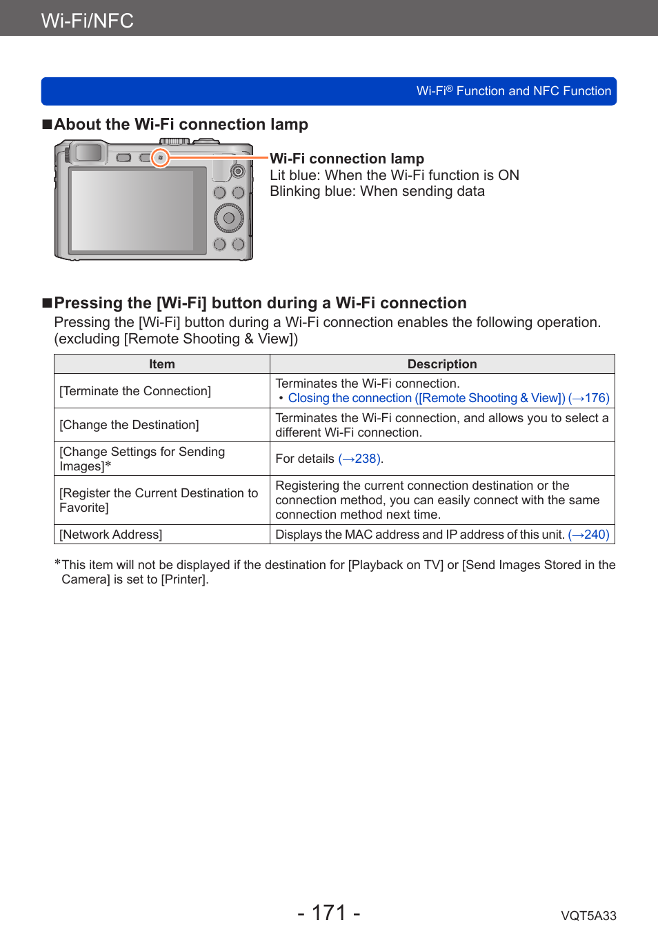 Wi-fi/nfc | Panasonic DMC-LF1W User Manual | Page 171 / 285