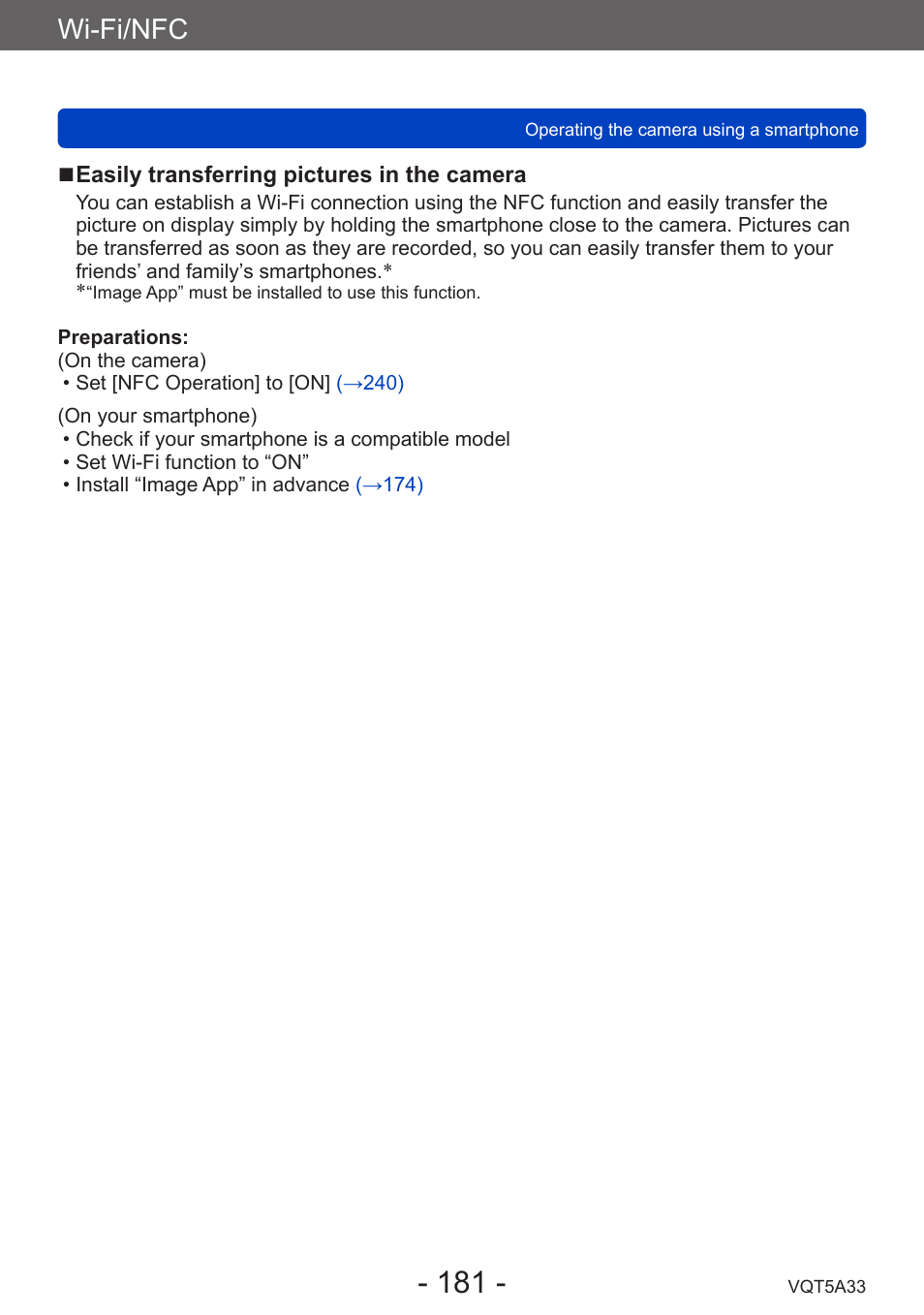 Wi-fi/nfc | Panasonic DMC-LF1W User Manual | Page 181 / 285
