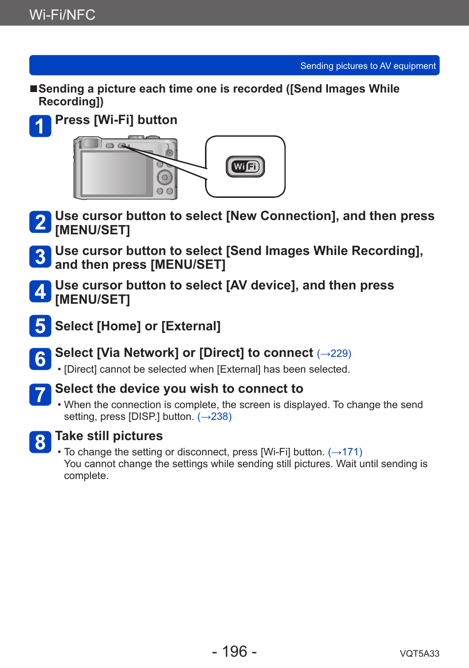 Wi-fi/nfc | Panasonic DMC-LF1W User Manual | Page 196 / 285