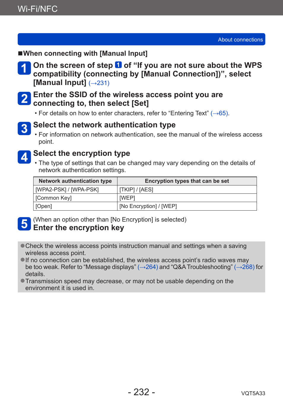 Wi-fi/nfc | Panasonic DMC-LF1W User Manual | Page 232 / 285