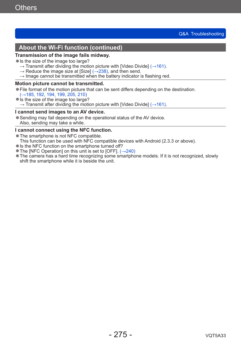 Others | Panasonic DMC-LF1W User Manual | Page 275 / 285