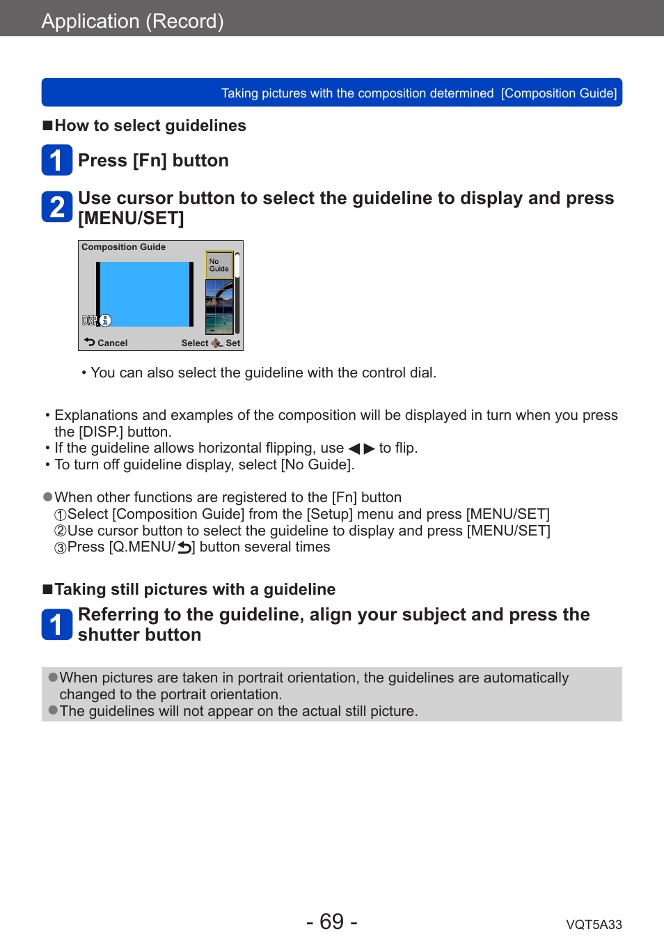 Application (record) | Panasonic DMC-LF1W User Manual | Page 69 / 285