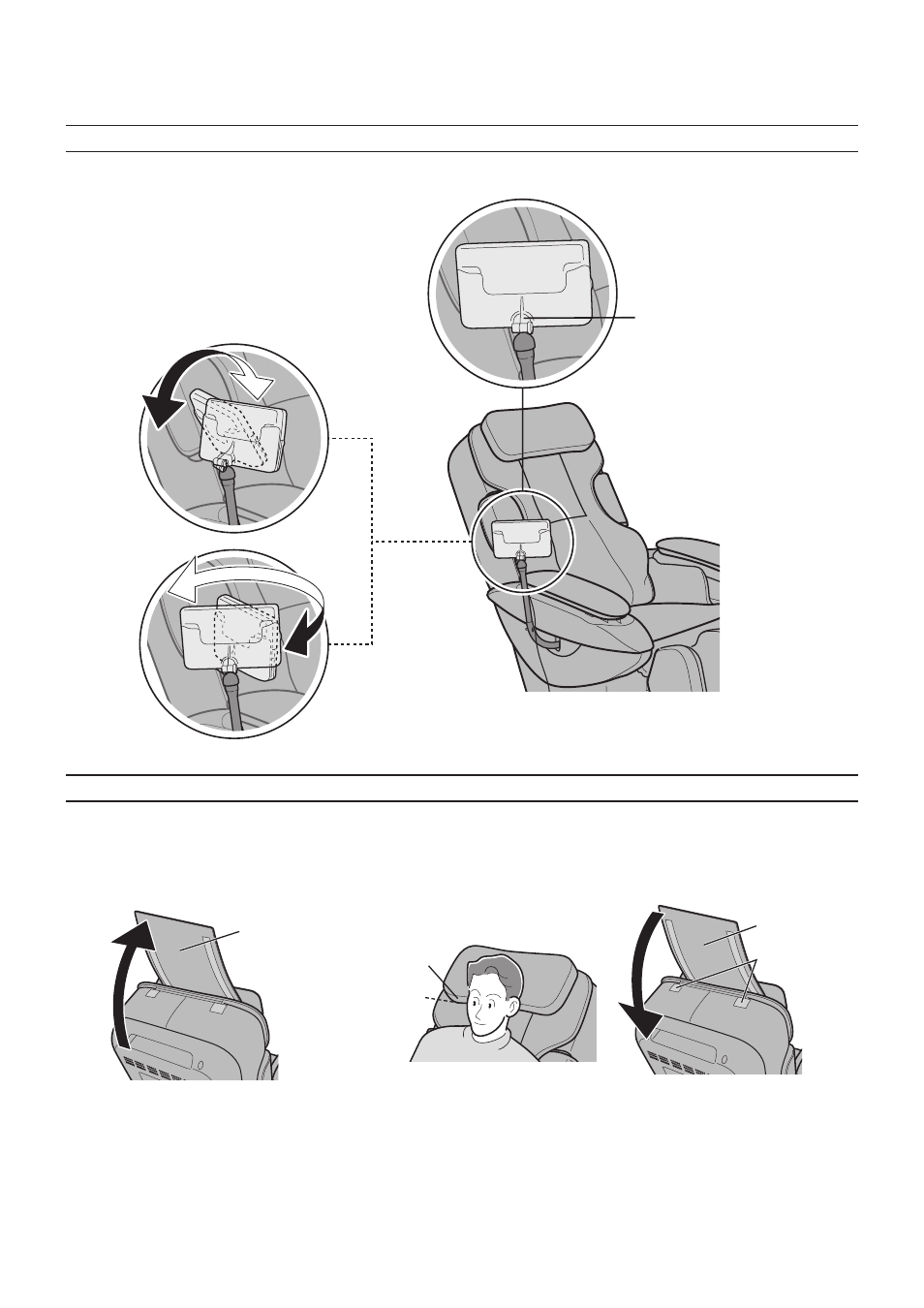 Adjusting the control panel stand and pillow, Adjusting the control panel stand | Panasonic EP30007KX User Manual | Page 5 / 33