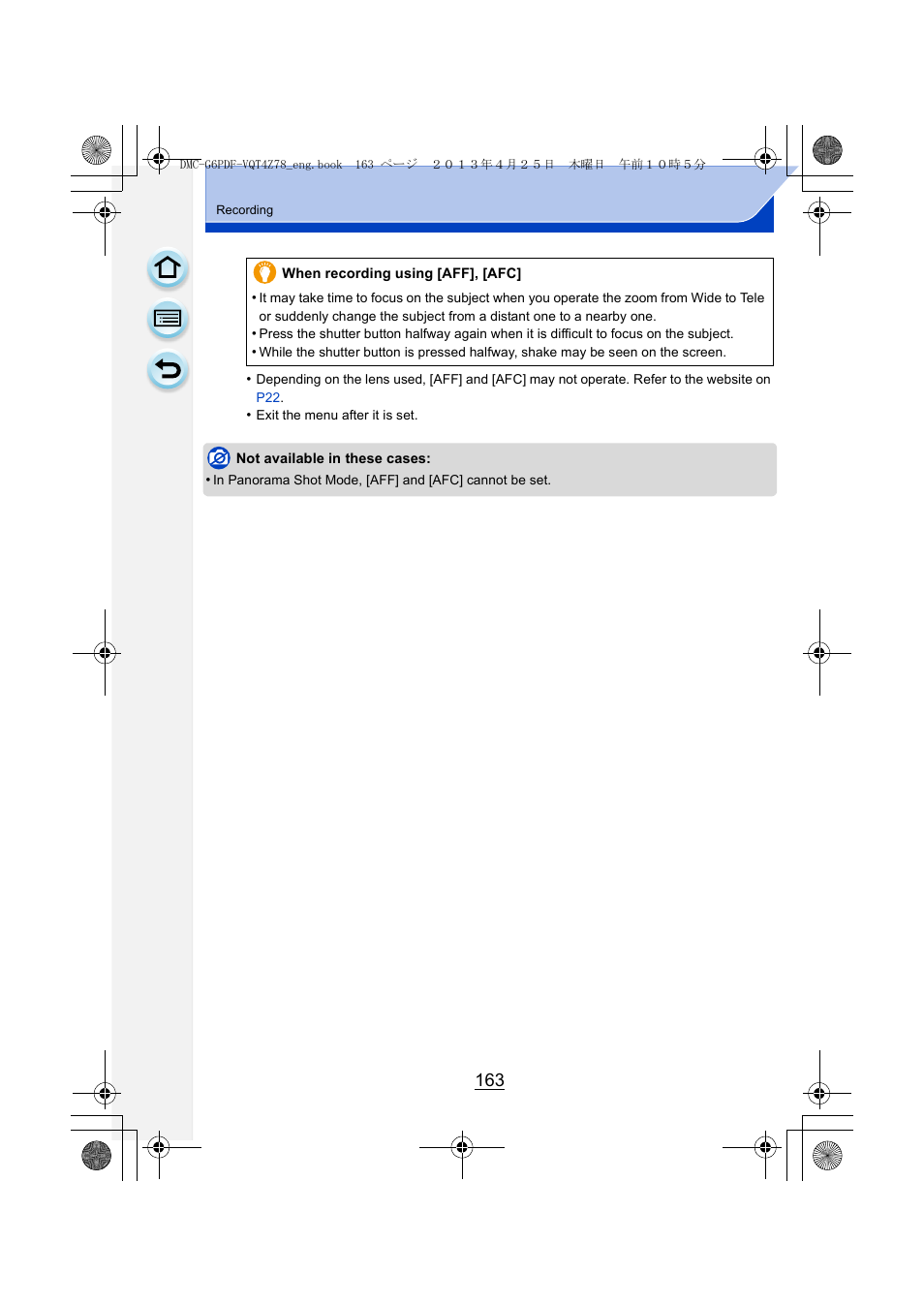 Panasonic DMC-G6KK User Manual | Page 163 / 356