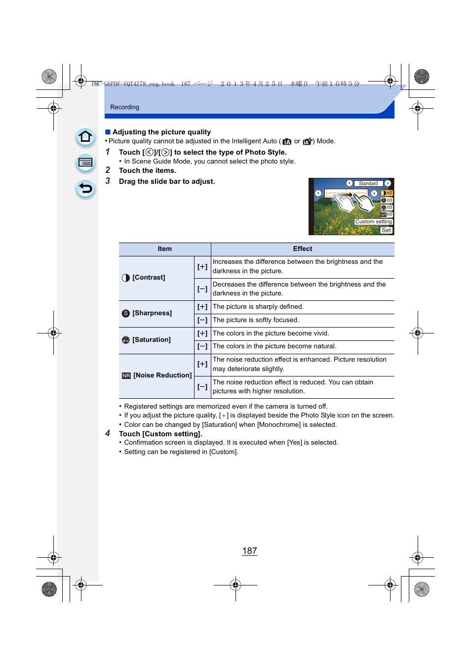 Panasonic DMC-G6KK User Manual | Page 187 / 356