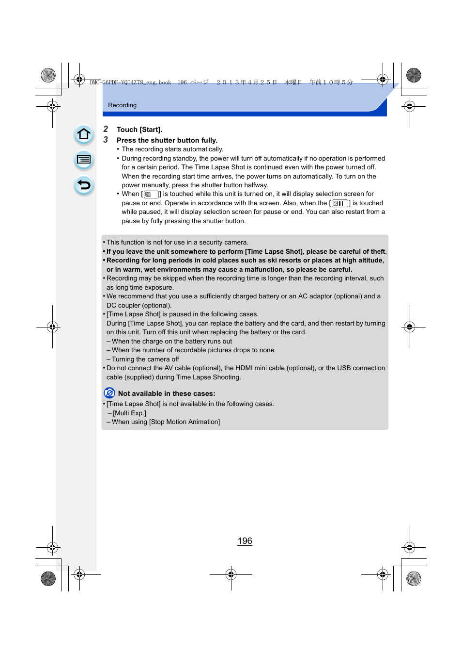 Panasonic DMC-G6KK User Manual | Page 196 / 356