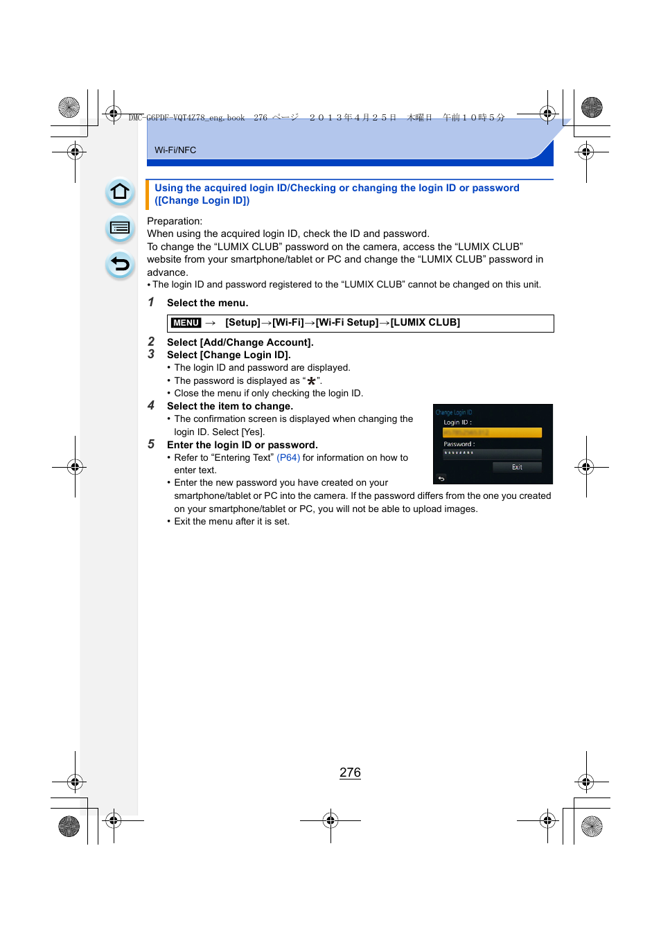 Panasonic DMC-G6KK User Manual | Page 276 / 356