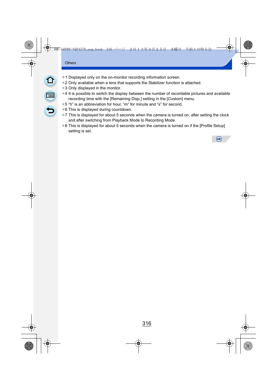 Panasonic DMC-G6KK User Manual | Page 316 / 356