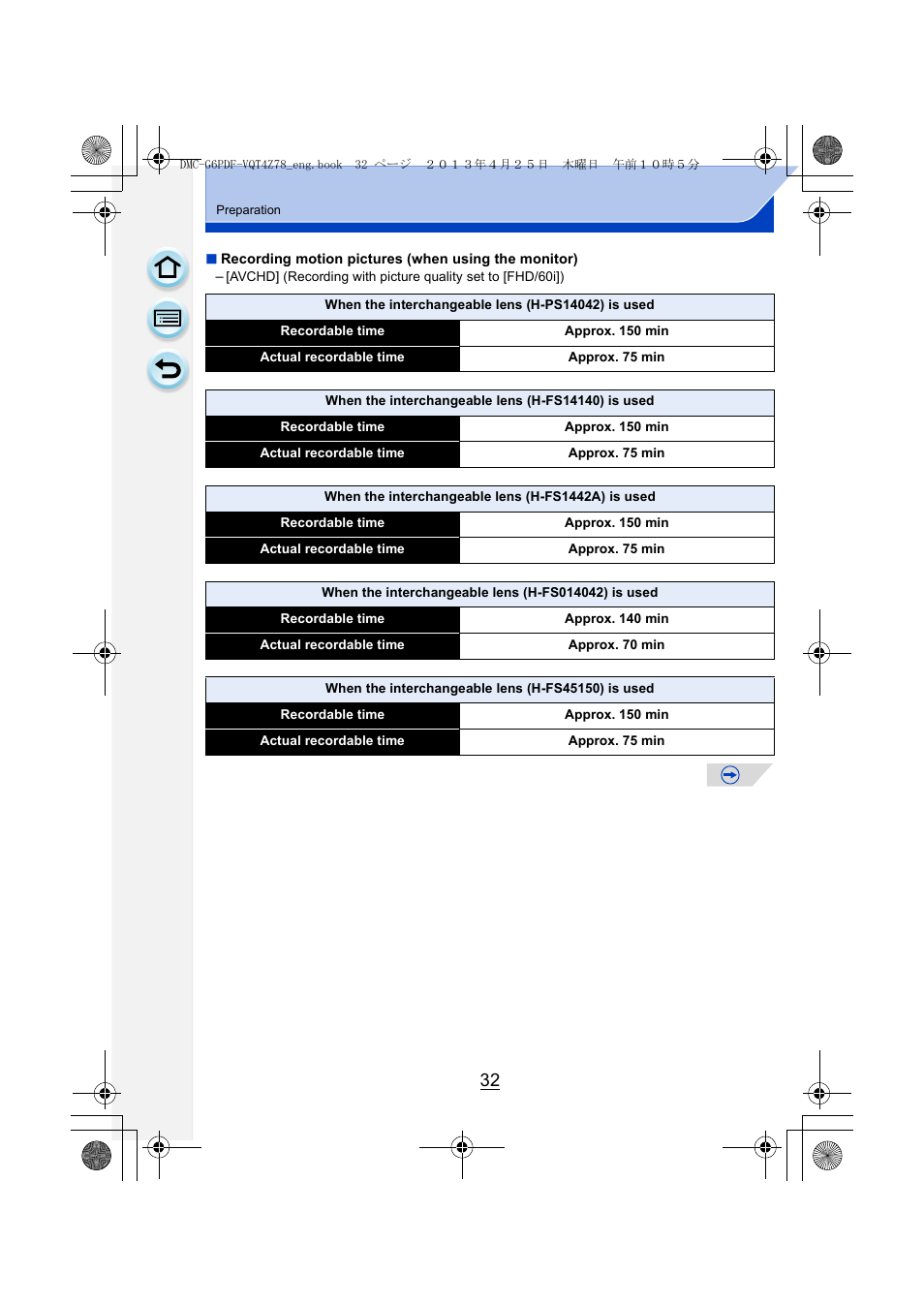 Panasonic DMC-G6KK User Manual | Page 32 / 356