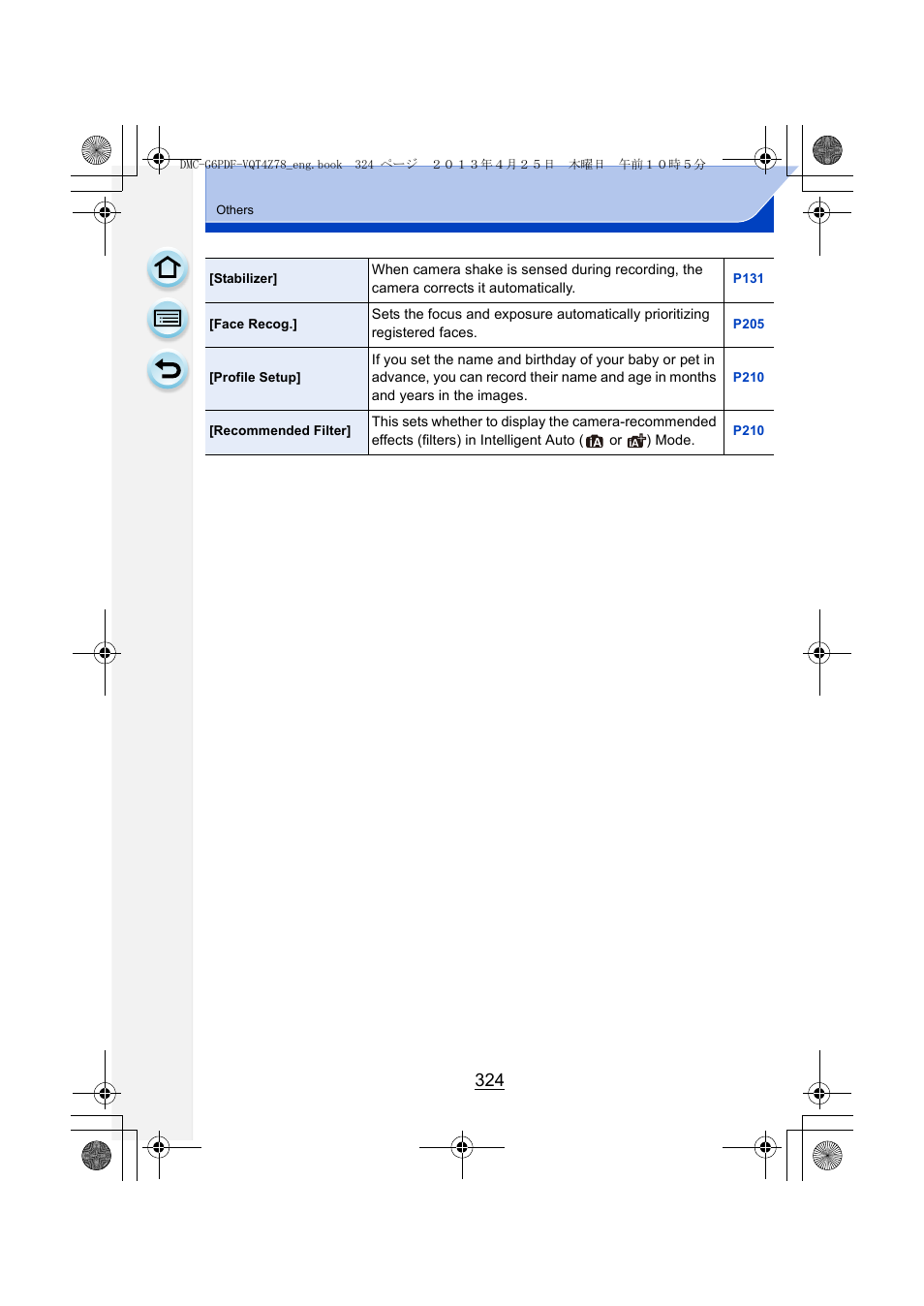 Panasonic DMC-G6KK User Manual | Page 324 / 356