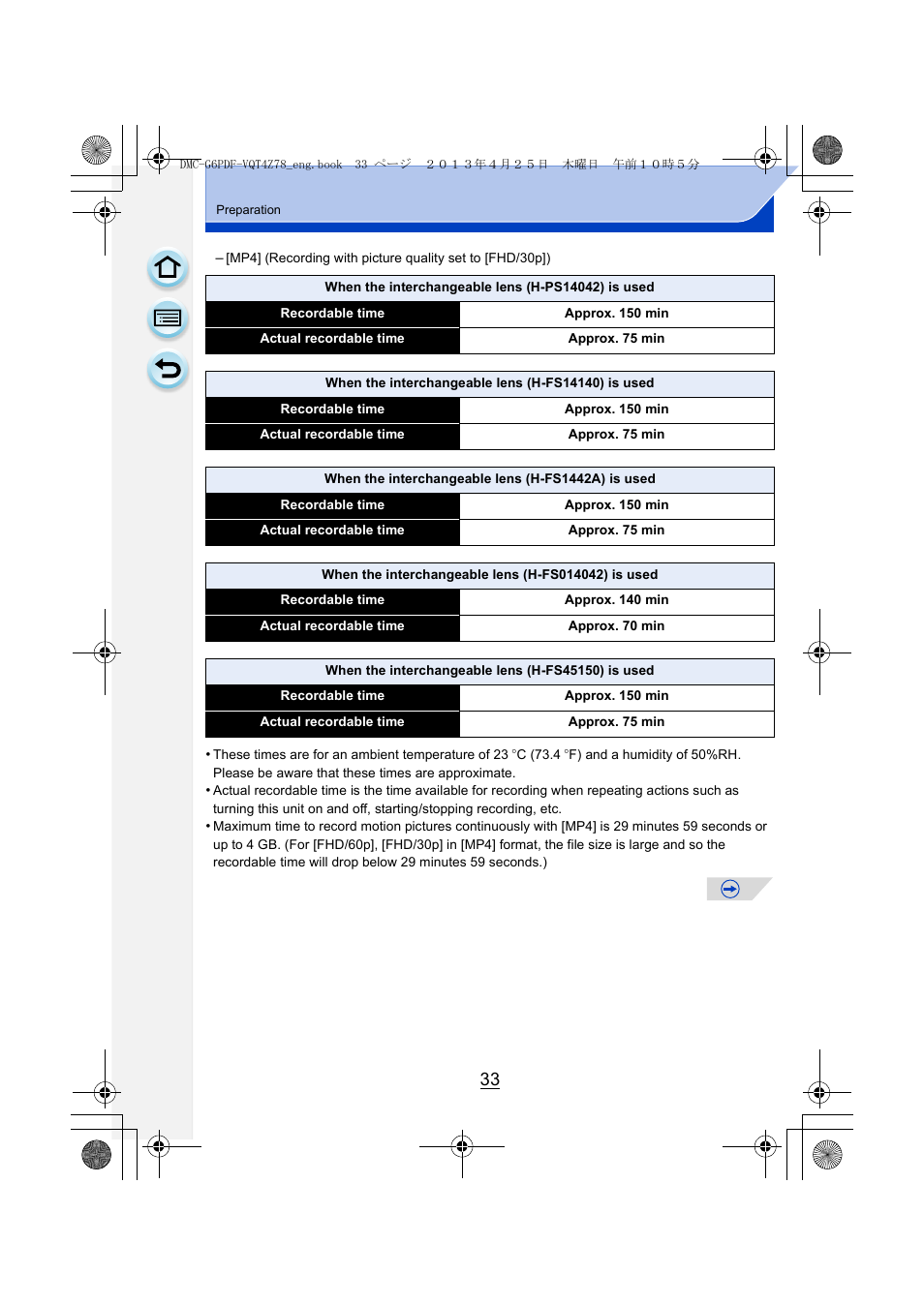 Panasonic DMC-G6KK User Manual | Page 33 / 356