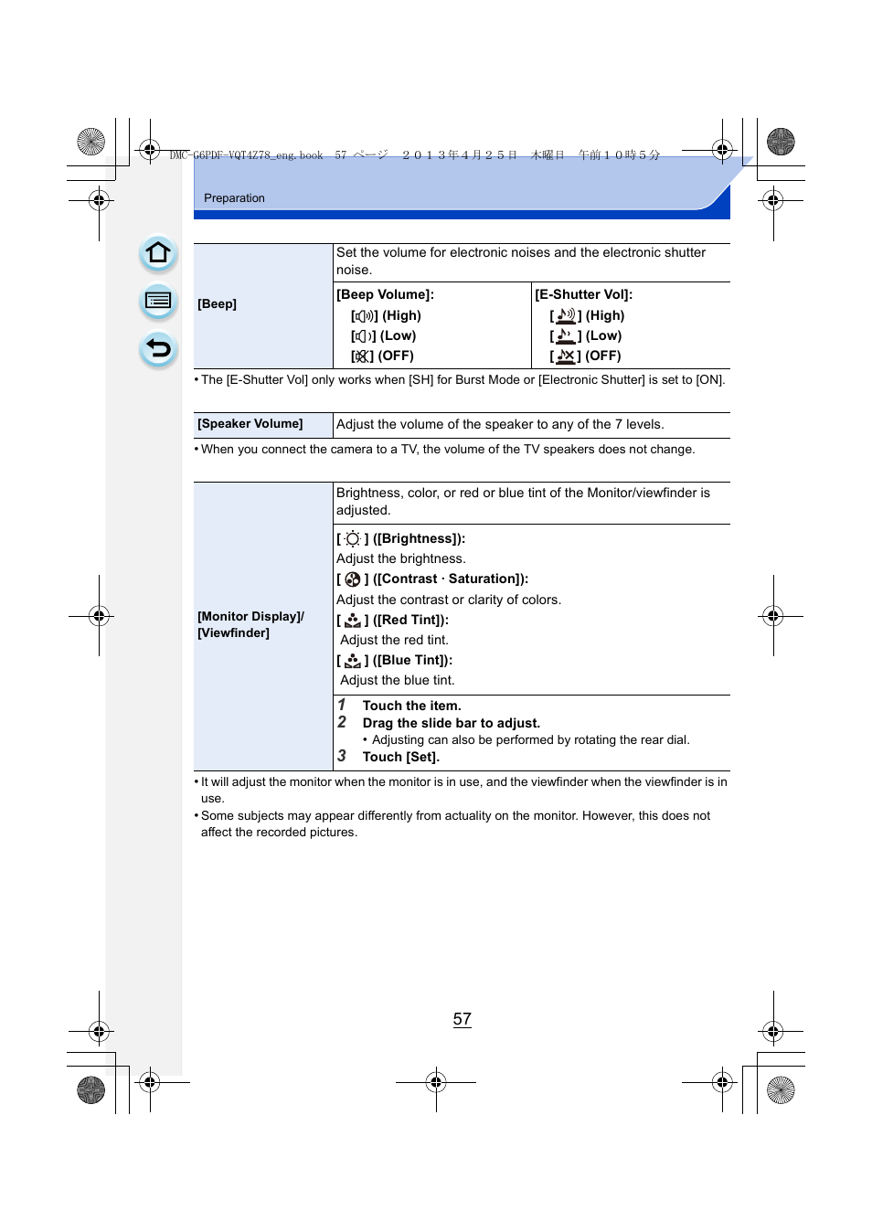 P57) | Panasonic DMC-G6KK User Manual | Page 57 / 356