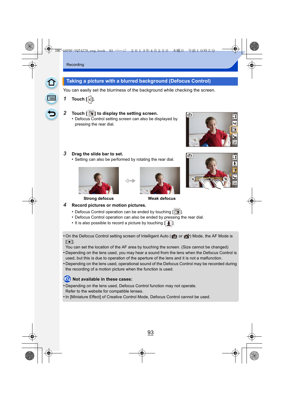 P93) | Panasonic DMC-G6KK User Manual | Page 93 / 356