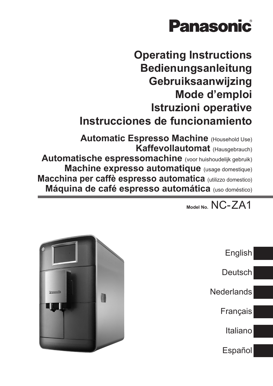 Panasonic NCZA1 User Manual | 268 pages